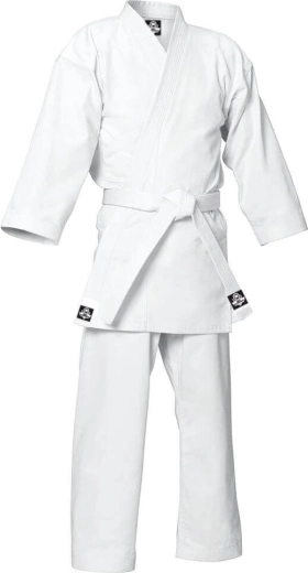 Kimono da bambino DBX BUSHIDO per karate con cintura bianca