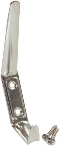 Velika zidna vješalica 41 × 120 mm, nikal