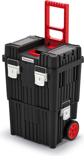 Valigia modulare per attrezzi Heavy 71 l con ruote e maniglia ribaltabile
