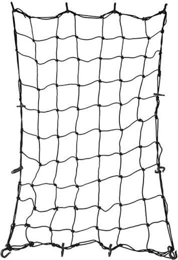 Filet d’arrimage élastique avec crochets 80 × 120 cm