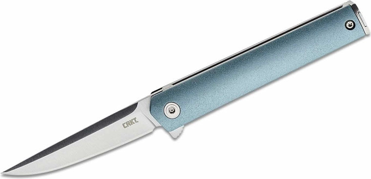 CRKT CEO Compact Blue coltello tascabile 6,6 cm, blu, GRN