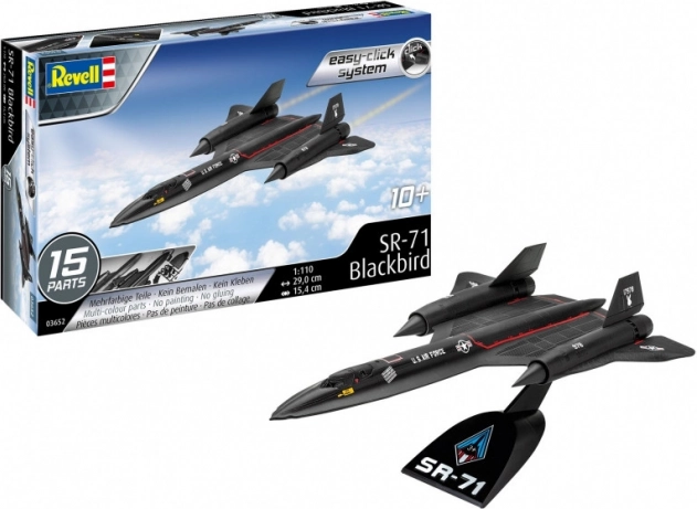 Plastic model SR-71 Blackbird Easy-Click 1:110