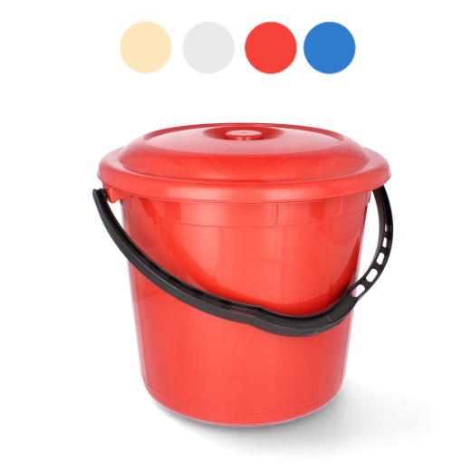 Plastic bucket with lid 10 l