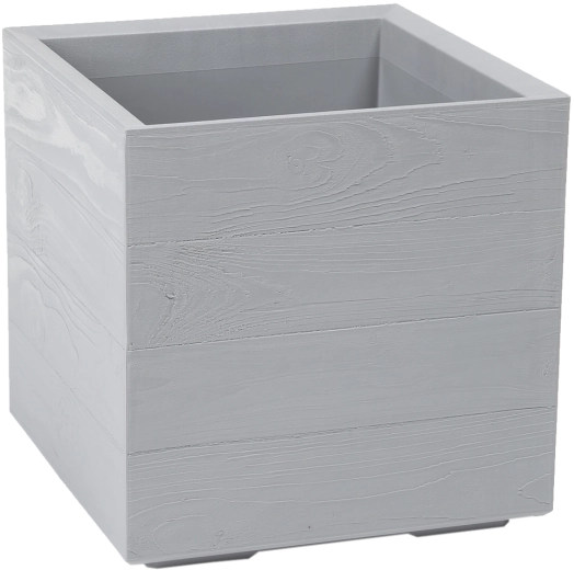 Pot de fleurs Lamela Karo Eco Recycled gris 36 l