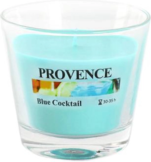Duftlys i glas Provence Blue Cocktail 35 timer