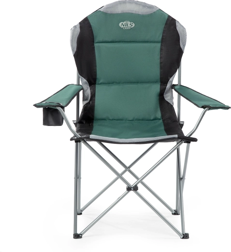 Folding camping chair NILS Camp, green