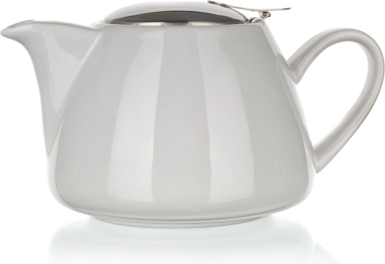 Teiera in ceramica con filtro in acciaio inox 1,2 l BONNET – bianca