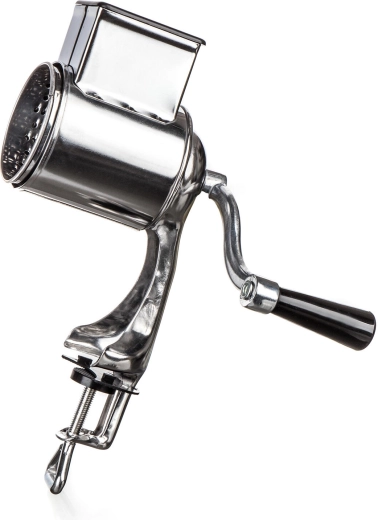 Moulin manuel en acier inoxydable pour chapelure, noix et fromage CULINARIA avec fixation à vis