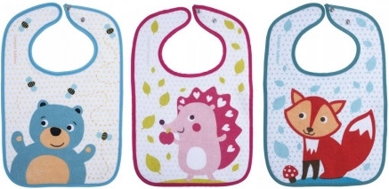 Canpol babies Terry Bib CUTE ANIMALS