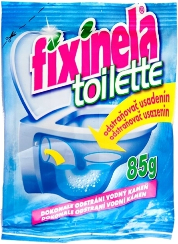 Fixinela Toilette – poeder voor het verwijderen van kalkaanslag in het toilet, 85 g