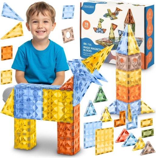 Costruzioni magnetiche Ricokids XL 70+ pezzi