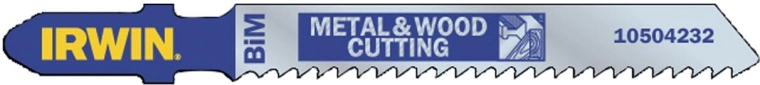 Zestaw brzeszczotów do wyrzynarki IRWIN BIM T345XF, 132 mm, do drewna i metalu (5 szt.)