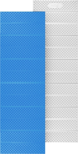 Materassino pieghevole in schiuma con strato riflettente blu