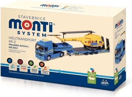 Construction Kit Helitransport MI-2 Mercedes Actros L 1:48