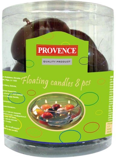Floating candles dark red 8 pcs