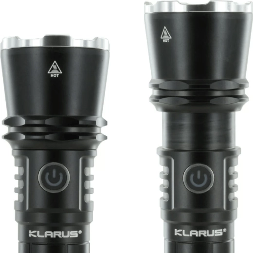 Klarus A3 zoomable LED flashlight 2200 lm with USB‑C charging
