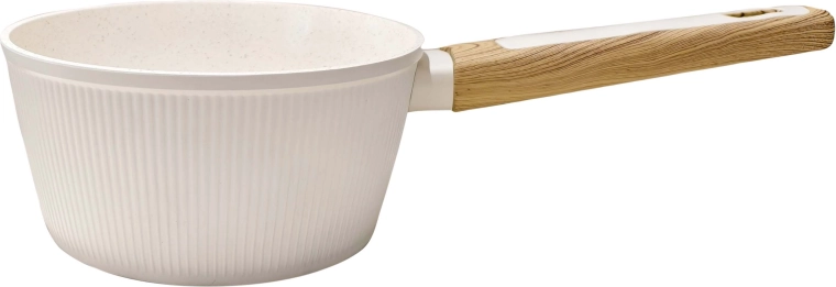 Casseruola Kitchisimo Bianco 18 cm con fondo a induzione