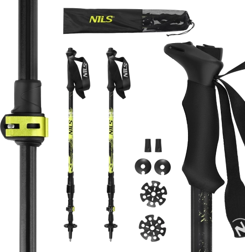 Bâtons de trekking à réglage automatique NILS TK8608