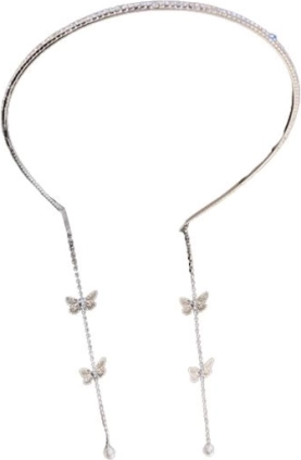 Dekoratívna čelenka s motívom motýľov