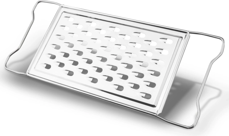 Grattugia piatta grossa in acciaio inox 27,5 × 11 cm