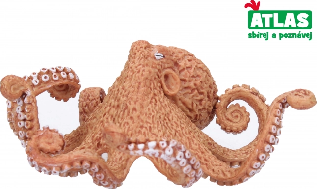 Hand-painted octopus figurine 10.5 cm