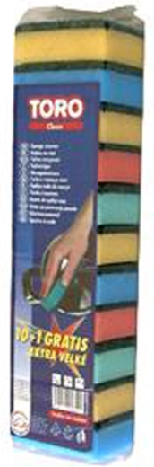 TORO Dishwashing Sponges 10+1