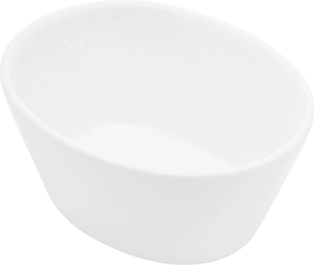 Porcelænsskål, oval 10 cm 100 ml, cremefarvet