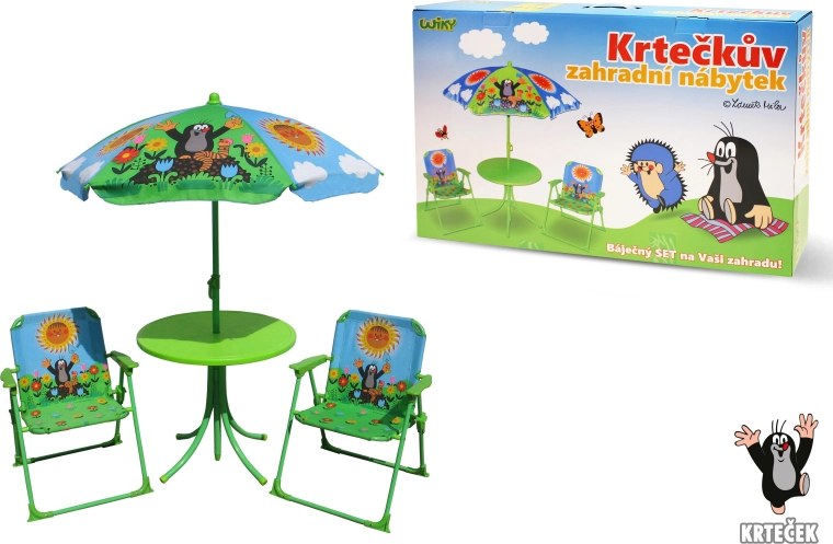 children’s garden set with LITTLE MOLE motif