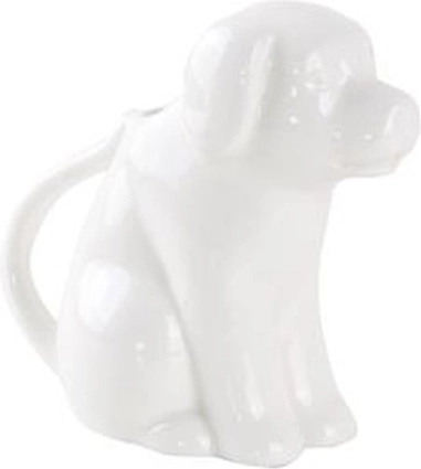 Crémier en céramique en forme de chien 12,5 × 7 × 11,8 cm