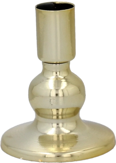 Metal minimalist tealight candle holder, black 7 × 7 × 9 cm