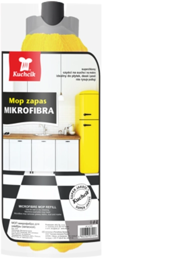 KUCHCIK Power Scrub Microfiber Mop with Band