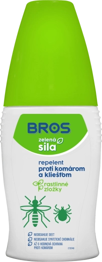 Bros Zielona Siła repelent przeciw komarom i kleszczom 50 ml