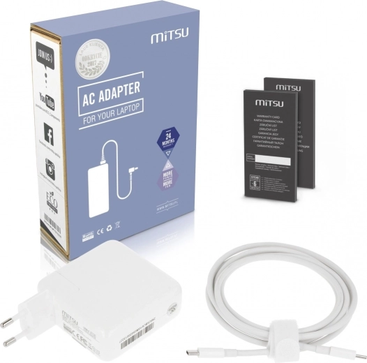 Adattatore di alimentazione Mitsu USB‑C per notebook 61 W (PD)