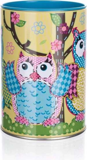 Tirelire ronde Hibou
