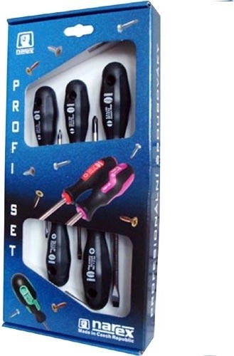 Zestaw wkrętaków PROFI, płaskie i PHILLIPS, 5-częściowy