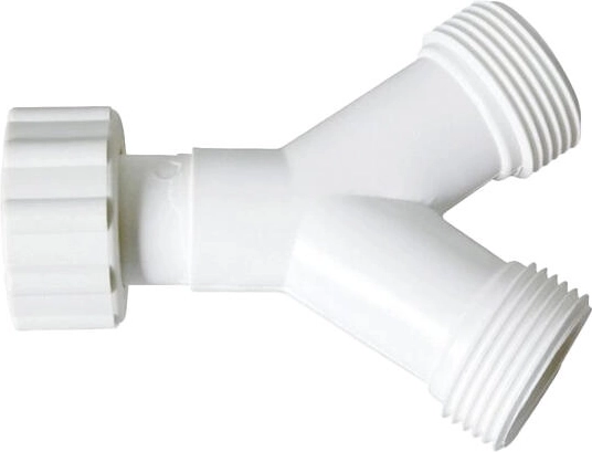 Raccord en Y pour machine à laver 3/4"