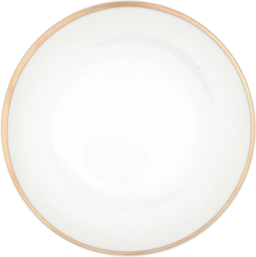 MariaPaula Moderna Gold plitvi krožnik 24 cm z zlatim dekorjem