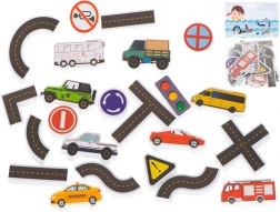 Puzzle in schiuma per il bagno con tema citte0