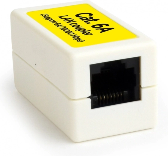 LAN Connector RJ-45 Cat. 6 White
