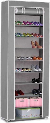 Scarpiera tessile Massido – grigia