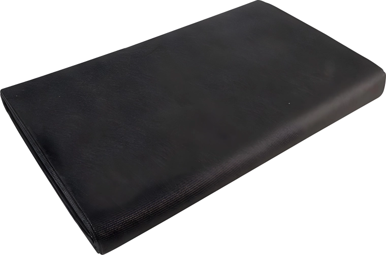 Toile non tissée noire 3,2 × 5 m 50 g/m²