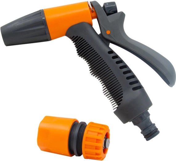 Pistolet d’arrosage réglable avec raccord rapide STOP 1/2" AQUA