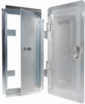 Sportellini per camino zincati 200 × 360 mm