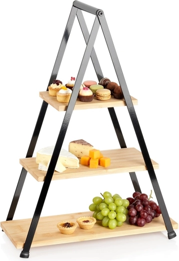 Three-tier bamboo stand 53 cm