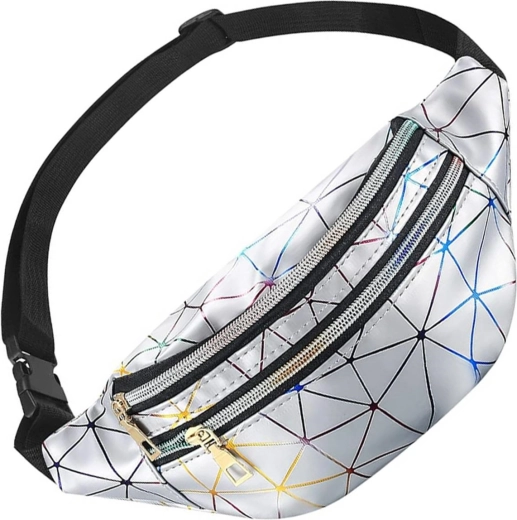 Bq58a torbica za nošenje na kuku srebrna