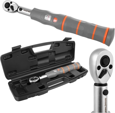 Chiave dinamometrica 1/4" 2–26 Nm BIGSTREN con cricchetto e certificato di calibrazione