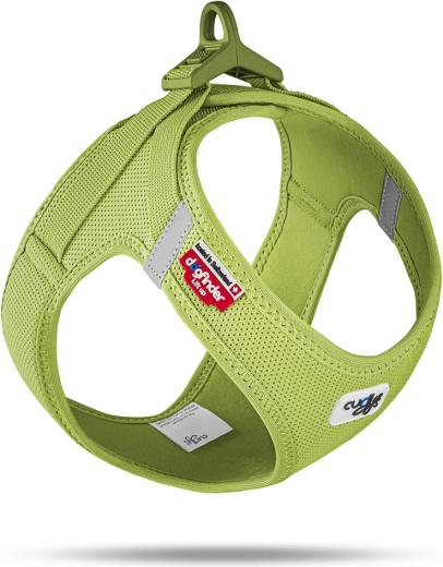 Curli air-mesh hondentuig met gesp lime, maat L (8–13 kg)
