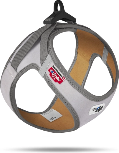 Curli reflektirajući pojas za pse Glow Reflective sivi veličina L (8–13 kg)