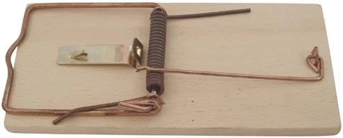 Piège à souris en bois, 2 pièces
