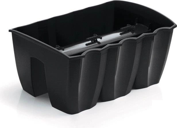 Jardinière de balcon Crown 39,3 cm anthracite